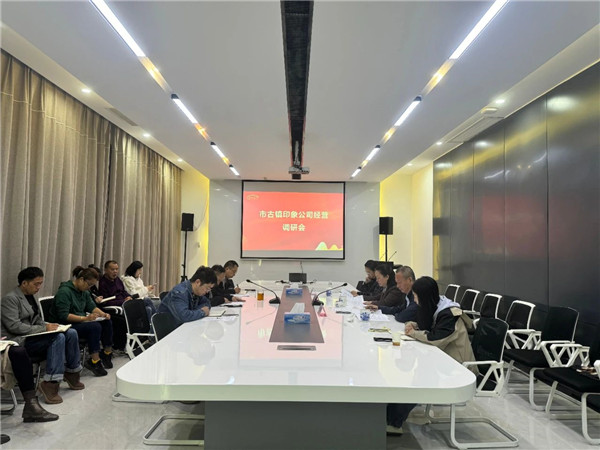 謝瑋專項調(diào)研指導(dǎo)市古鎮(zhèn)印象公司運(yùn)營情況